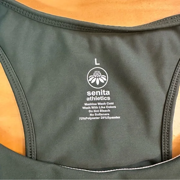 Senita Athletics Go with the Flow Nursing Sports Bra Pine Green Size Large - Picture 5 of 11